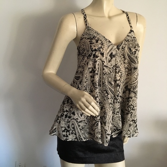 paisley printed trapeze tank top - Picture 3 of 8